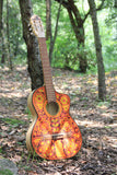 Guitarra Pamparyus Corchea Huichol Arte Huichol - Pamparyus 