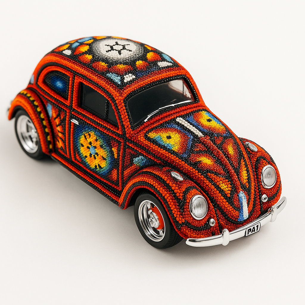 1940 Beaded Huichol Ford Sedan