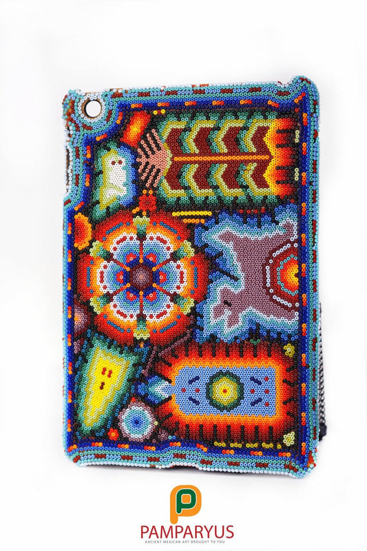 Porta Ipad Huichol Arte Huichol - Pamparyus 