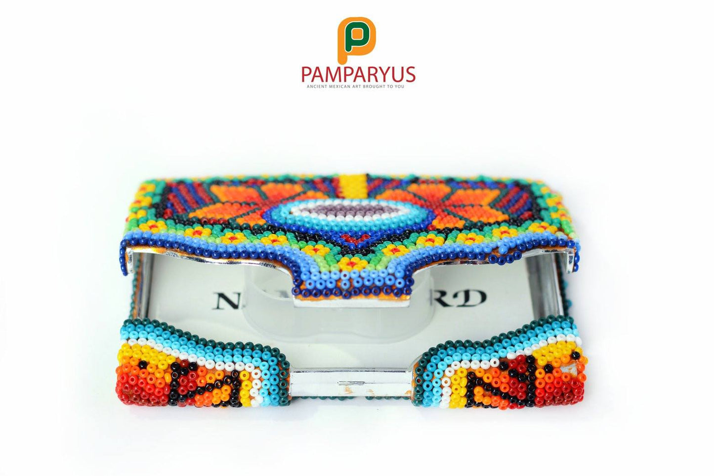 Tarjetero Huichol Arte Huichol - Pamparyus 