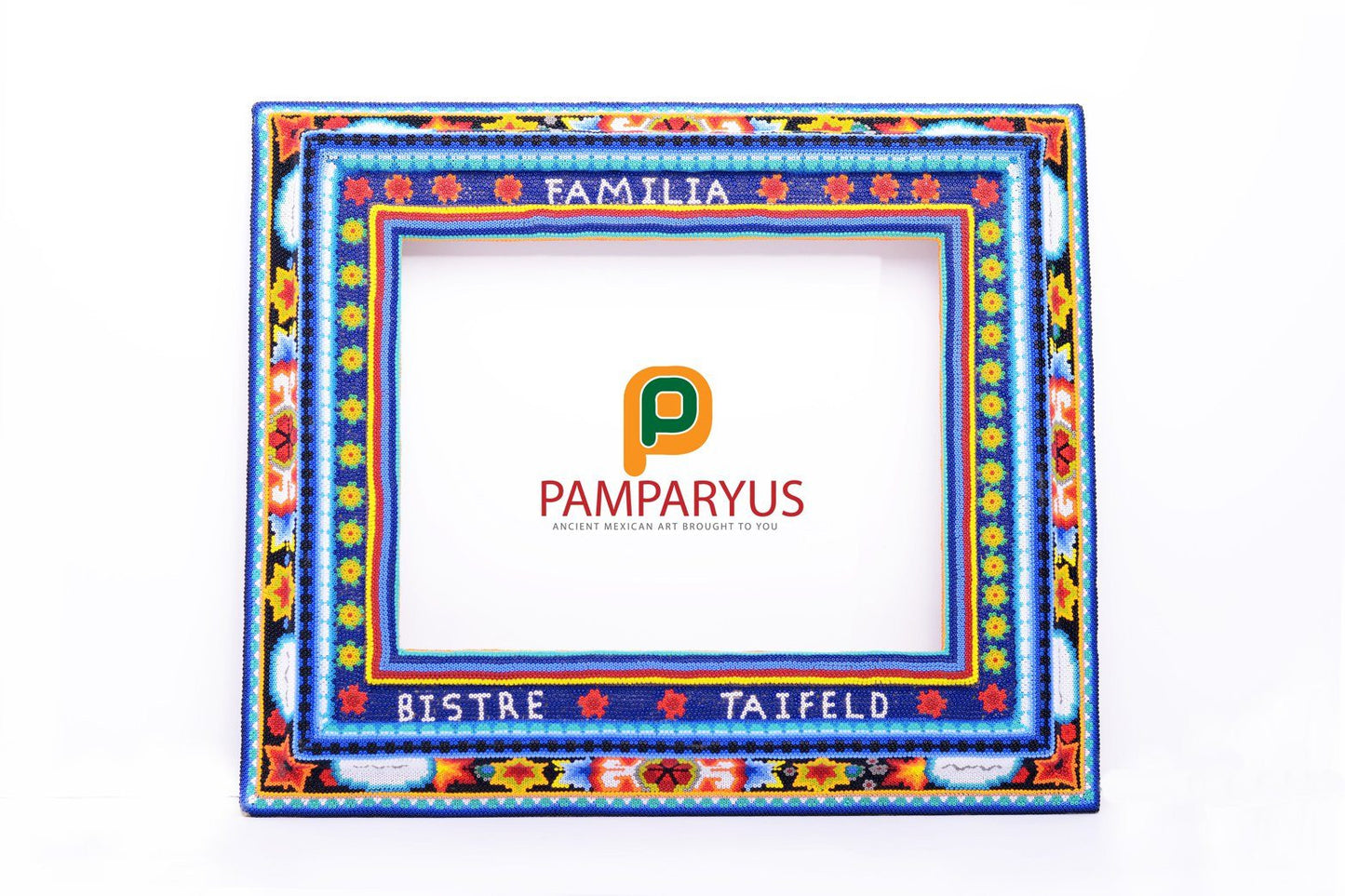 Porta Retrato Huichol Arte Huichol - Pamparyus 