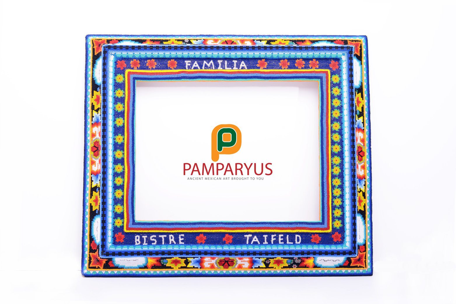 Porta Retrato Huichol Arte Huichol - Pamparyus 