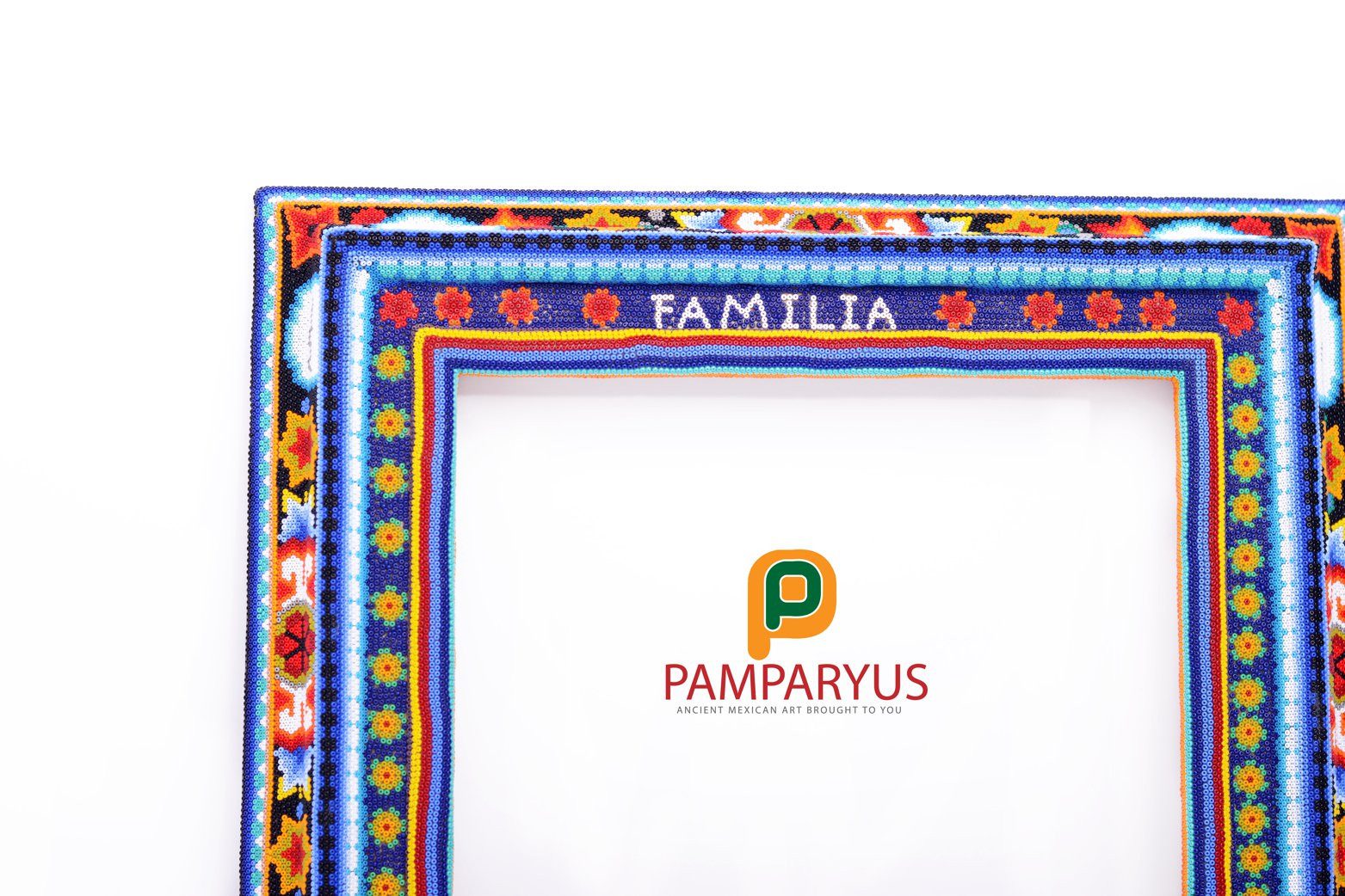 Porta Retrato Huichol Arte Huichol - Pamparyus 