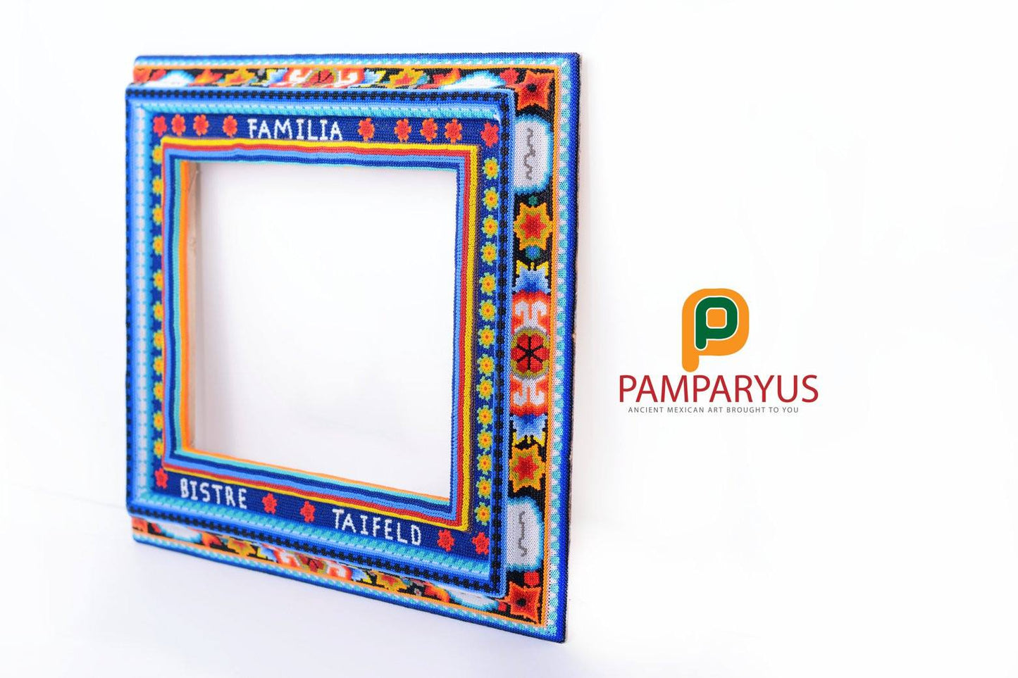 Porta Retrato Huichol Arte Huichol - Pamparyus 