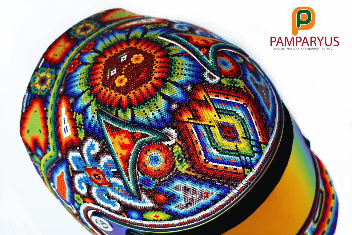Casco Huichol Arte Huichol - Pamparyus 