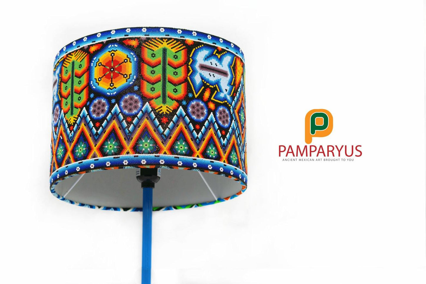 Lampara Huichol Arte Huichol - Pamparyus 