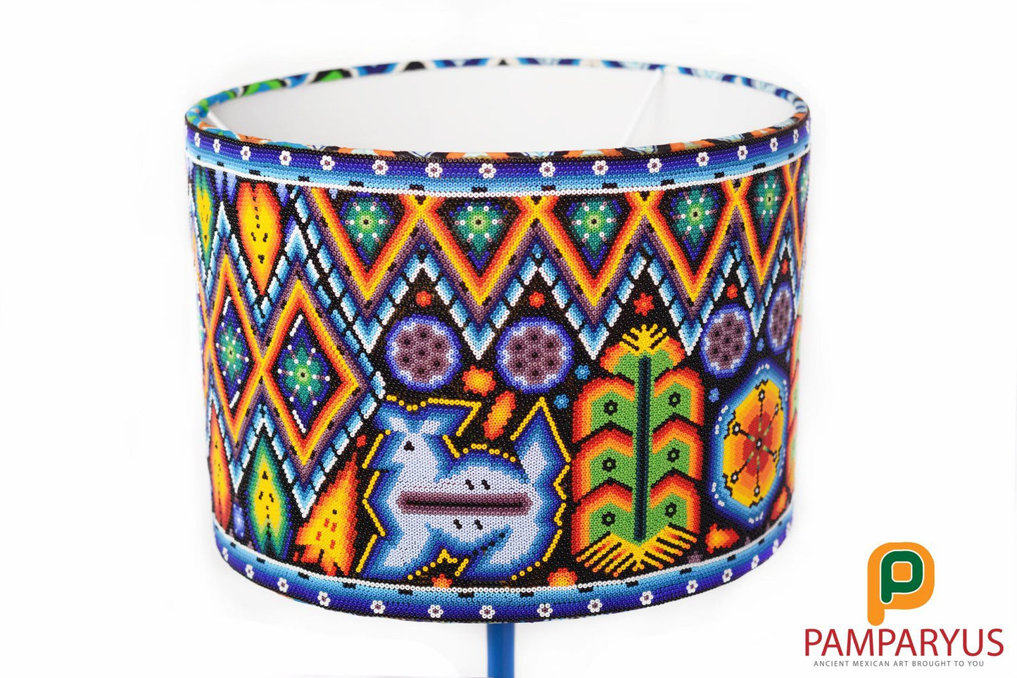 Lampara Huichol Arte Huichol - Pamparyus 