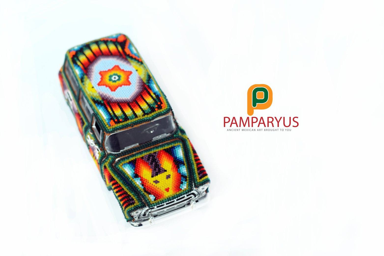 Suburban 1957 Huichol Arte Huichol - Pamparyus 