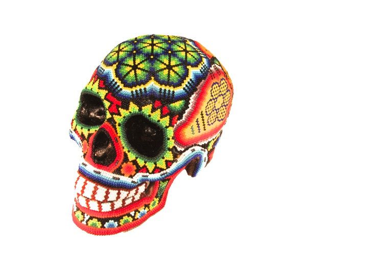Craneo Calavera Huichol Arte Huichol - Pamparyus 