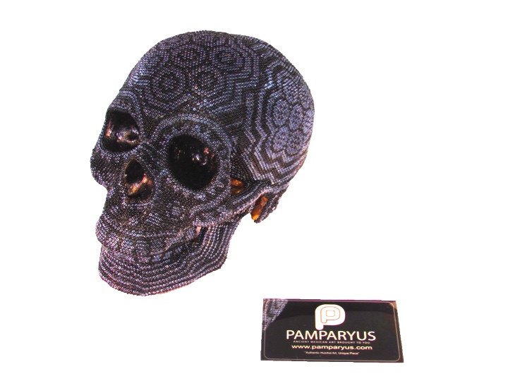 Craneo Calavera Huichol Arte Huichol - Pamparyus 