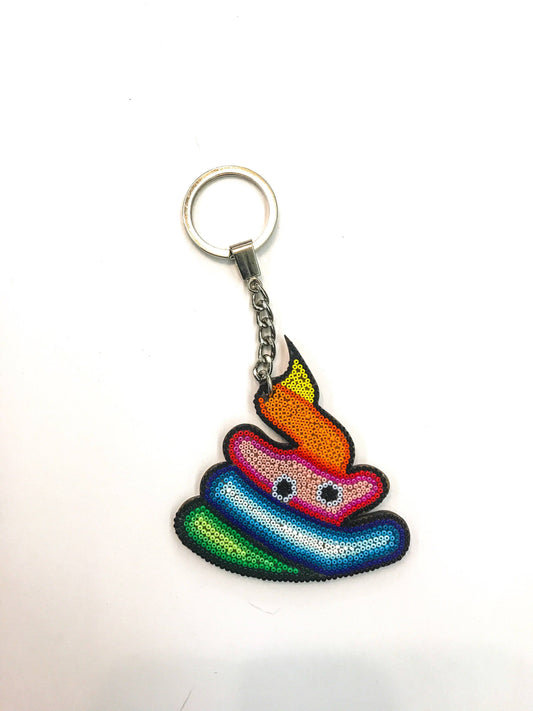 Llavero Emoji Huichol Pamparyus Arte Huichol - Pamparyus 