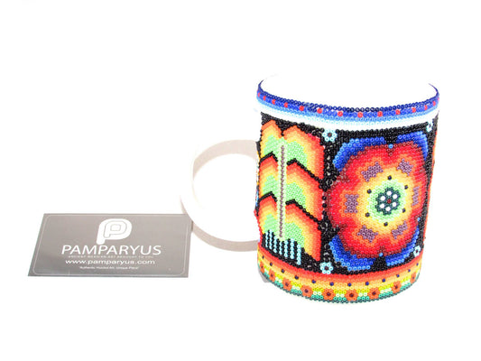 Taza Huichol Arte Huichol - Pamparyus 