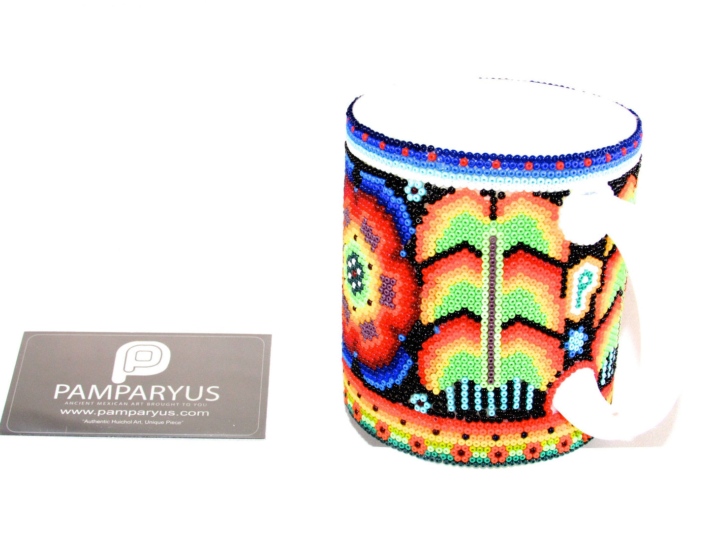 Taza Huichol Arte Huichol - Pamparyus 