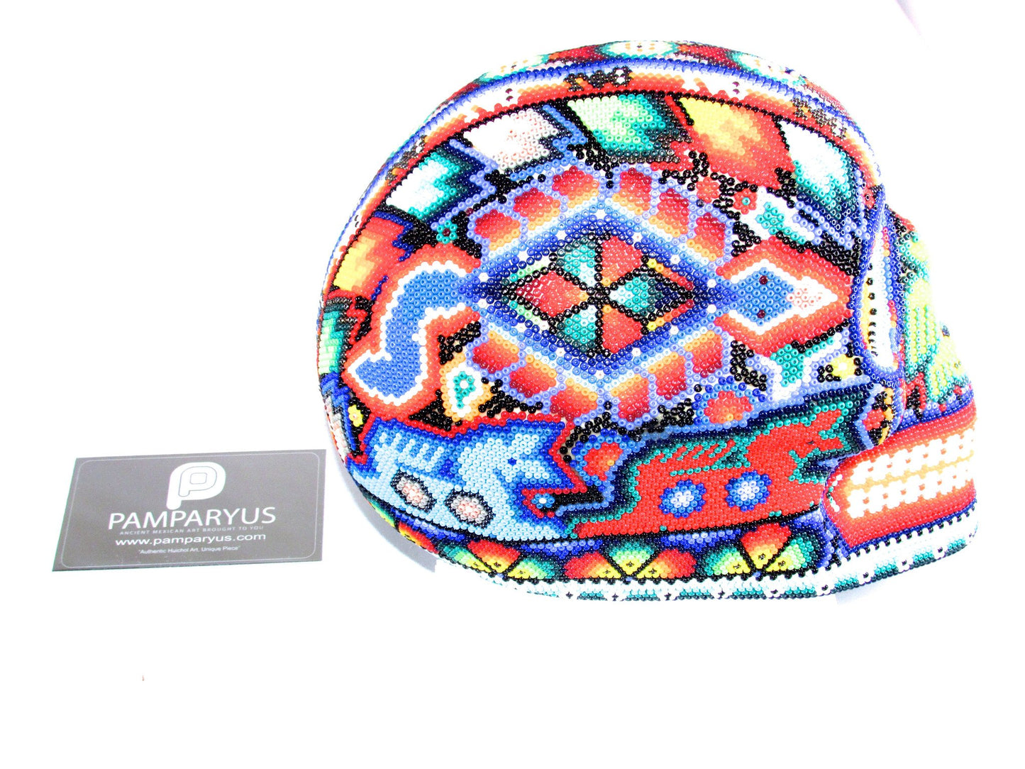 Cráneo Calavera Huichol Arte Huichol - Pamparyus 