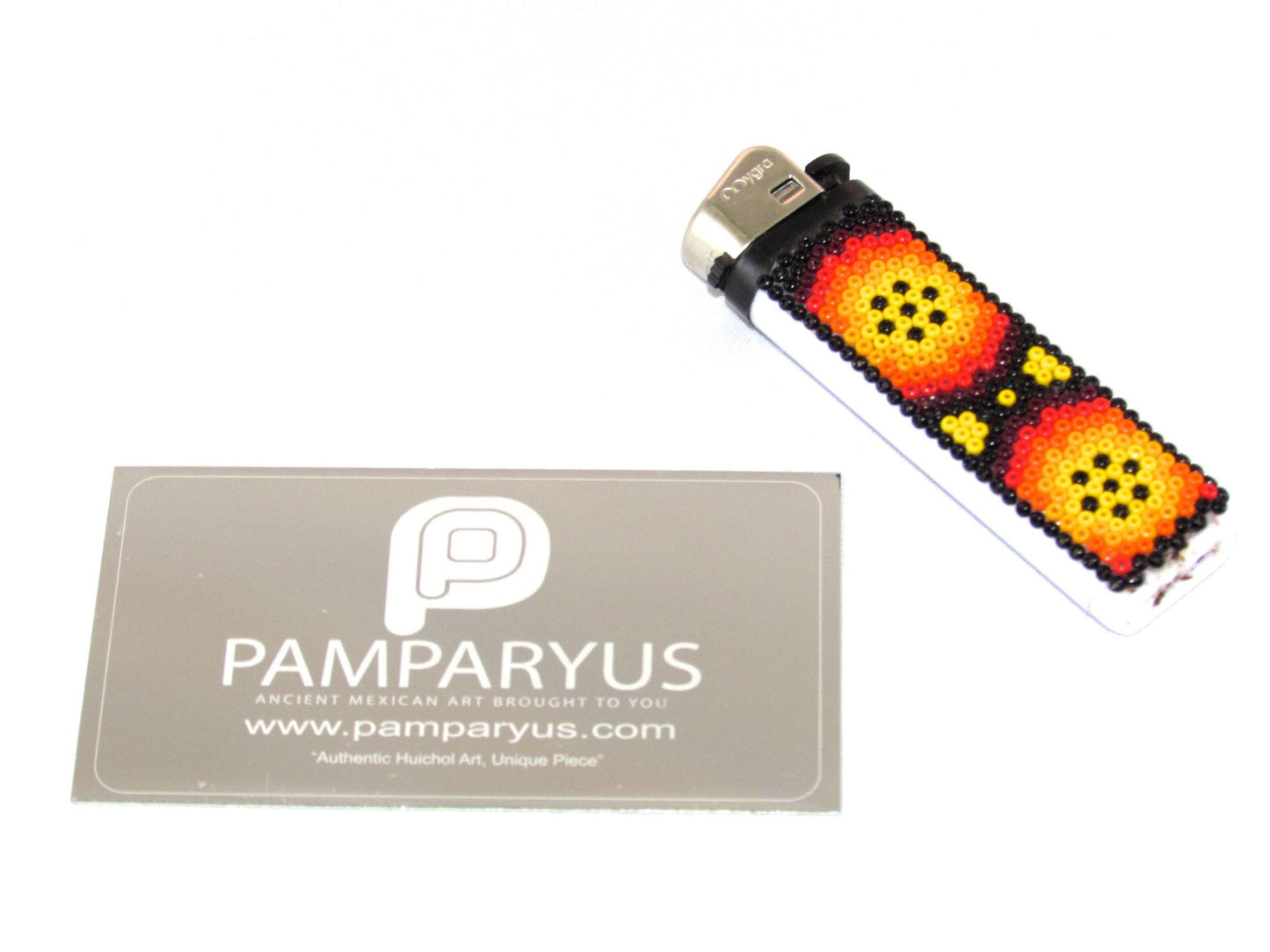 Encendedor Huichol Arte Huichol - Pamparyus 
