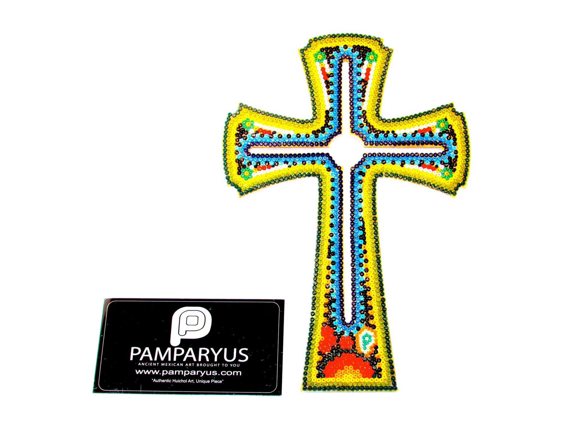 Cruz Huichol Arte Huichol - Pamparyus 