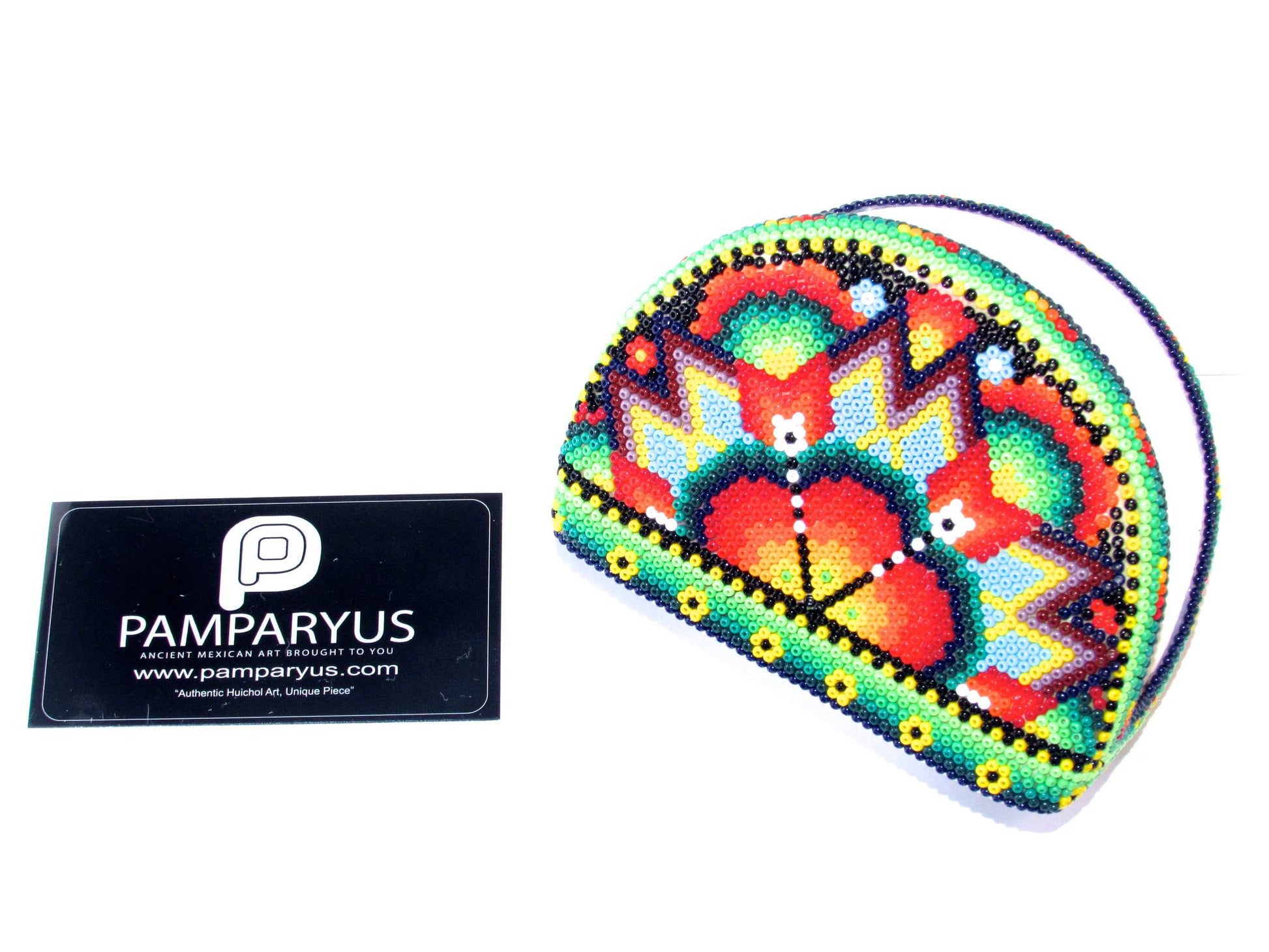 Servilletero Huichol Arte Huichol - Pamparyus 
