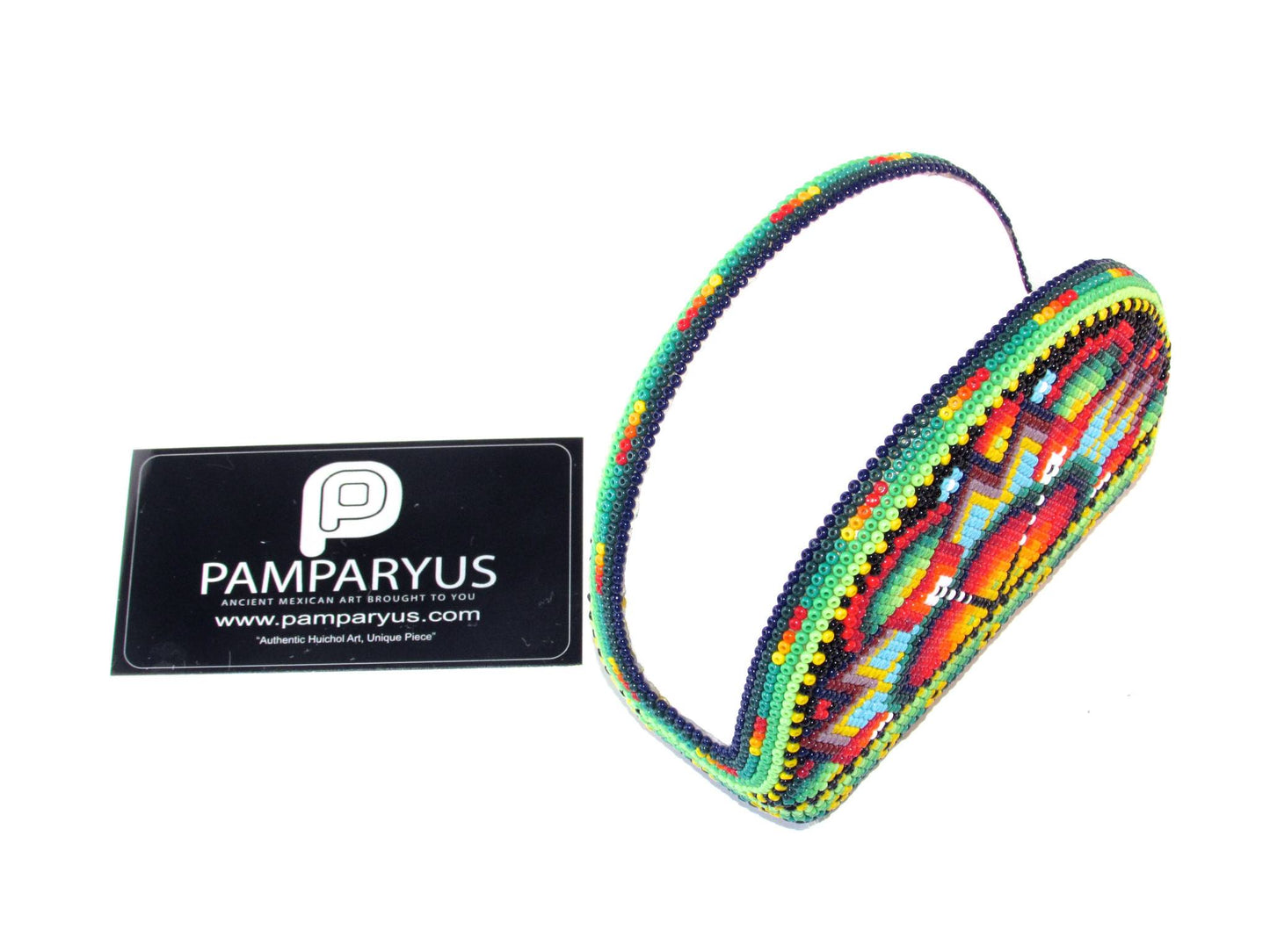 Servilletero Huichol Arte Huichol - Pamparyus 