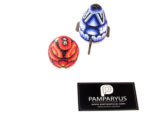 Salero y Pimientero Arte Huichol - Pamparyus 