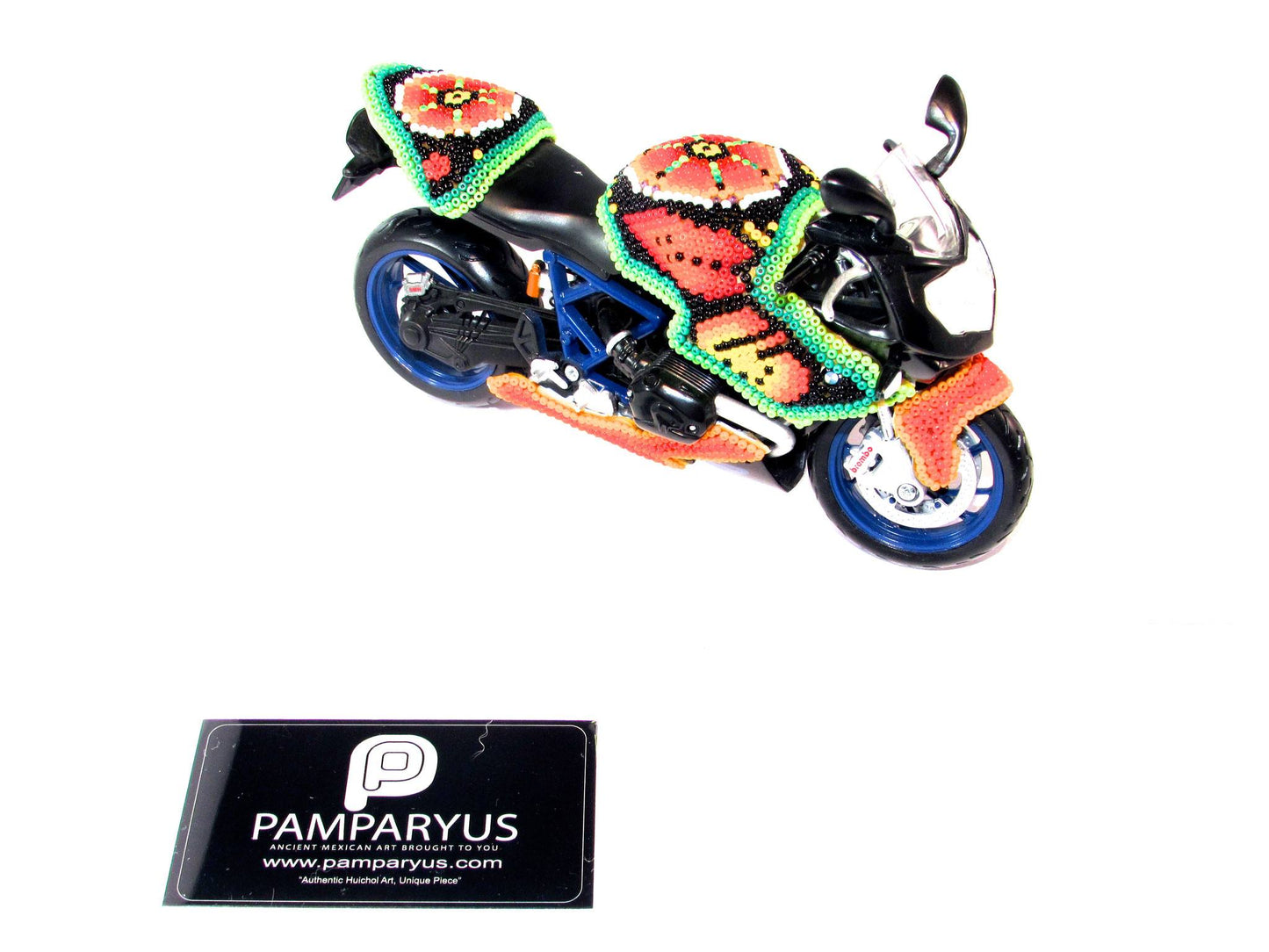 Motocicleta Huichol Arte Huichol - Pamparyus 