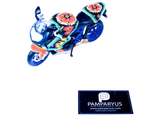 Motocicleta Huichol Arte Huichol - Pamparyus 