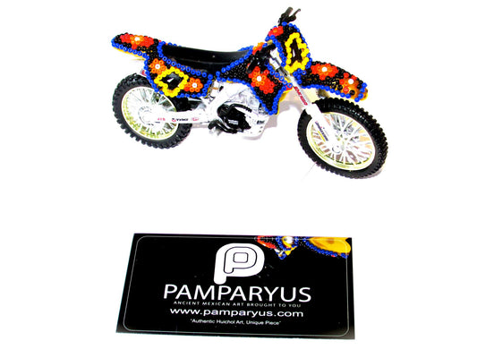 Motocicleta Huichol Arte Huichol - Pamparyus 