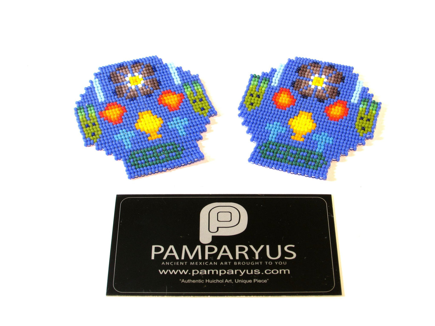 Parches Cráneo Huichol Arte Huichol - Pamparyus 