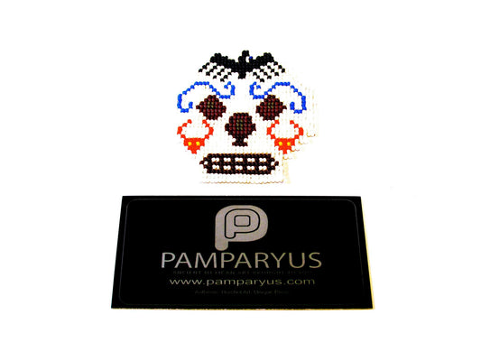 Skull Patch Arte Huichol - Pamparyus 