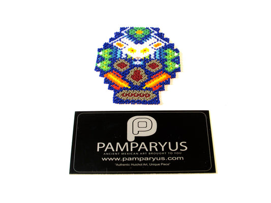 Skull Patch Arte Huichol - Pamparyus 
