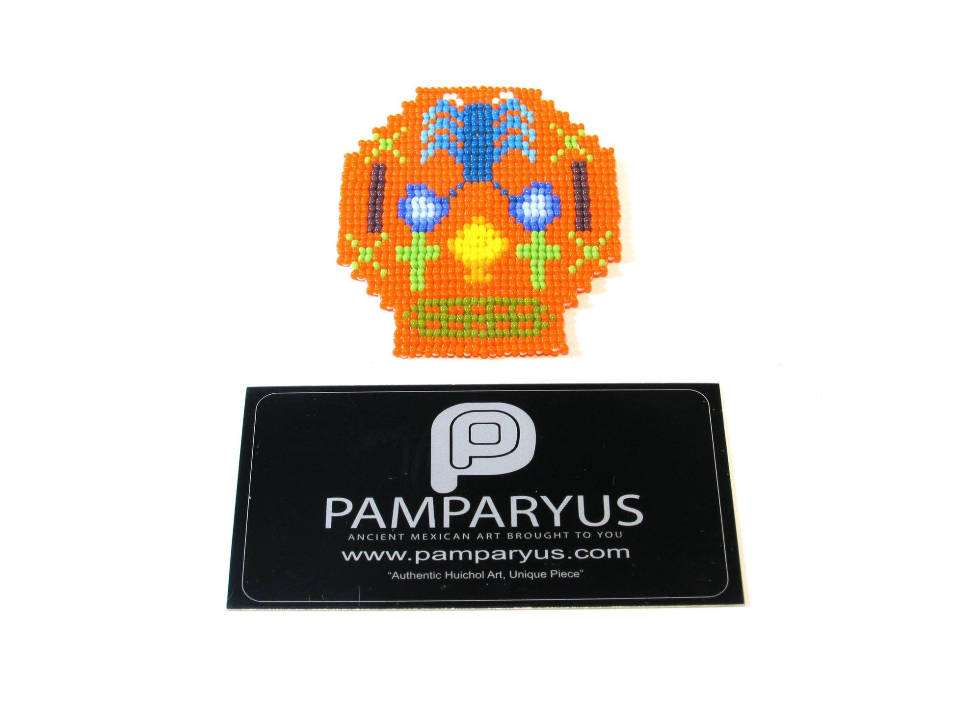 Skull Patch Arte Huichol - Pamparyus 