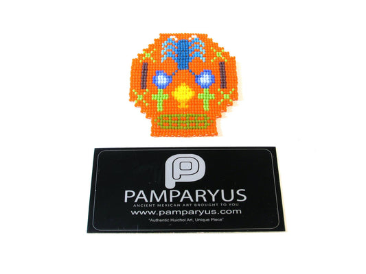 Skull Patch Arte Huichol - Pamparyus 