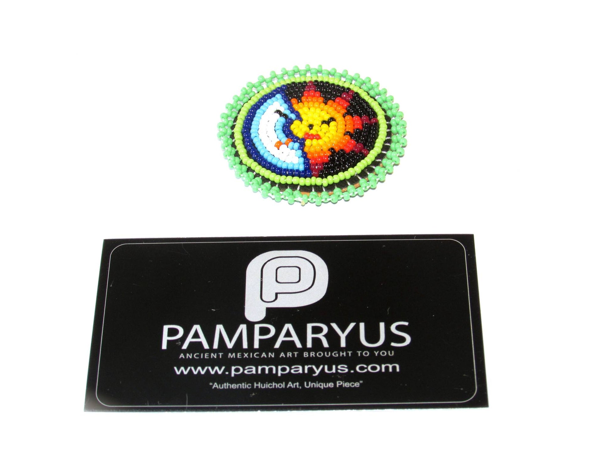 Porta vaso Huichol Arte Huichol - Pamparyus 