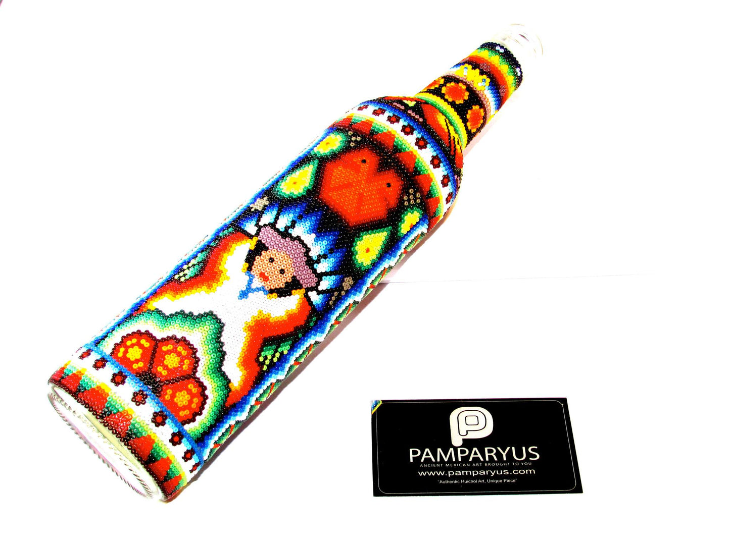 Licorera Charro Huichol Arte Huichol - Pamparyus 