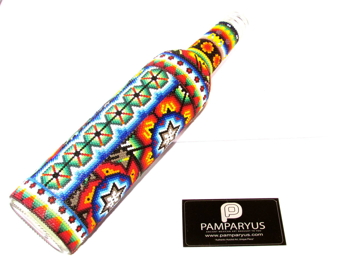 Licorera Charro Huichol Arte Huichol - Pamparyus 
