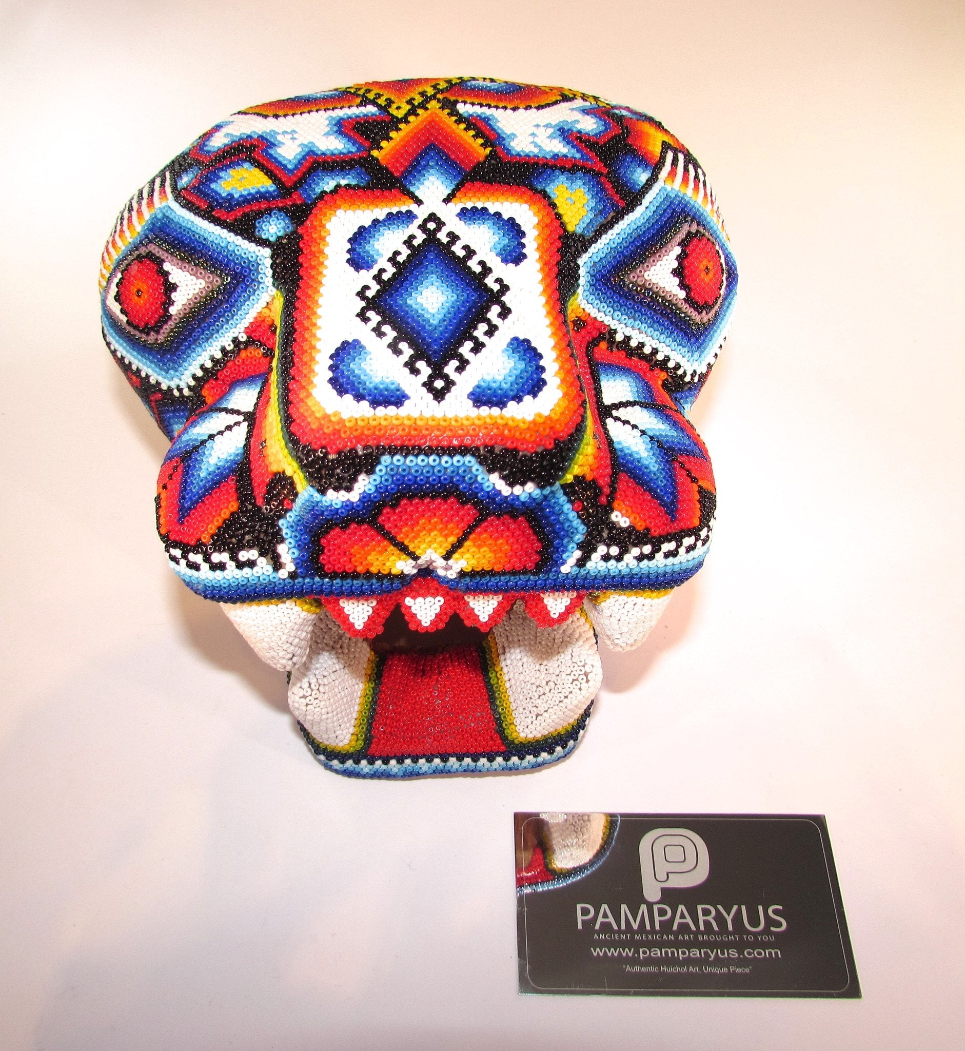 Jaguar Huichol Arte Huichol - Pamparyus 