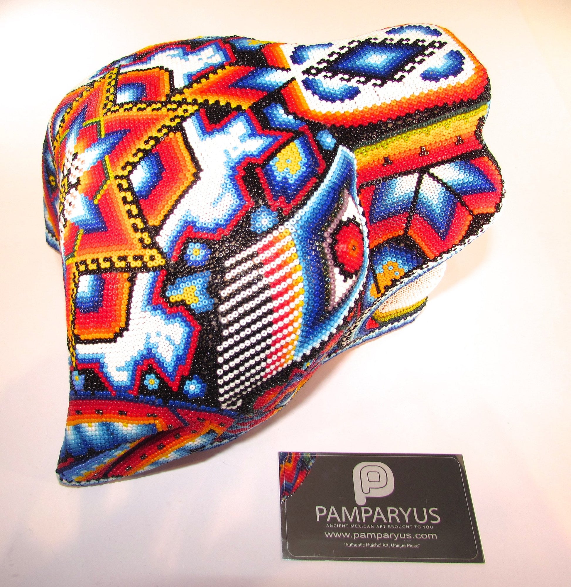 Jaguar Huichol Arte Huichol - Pamparyus 