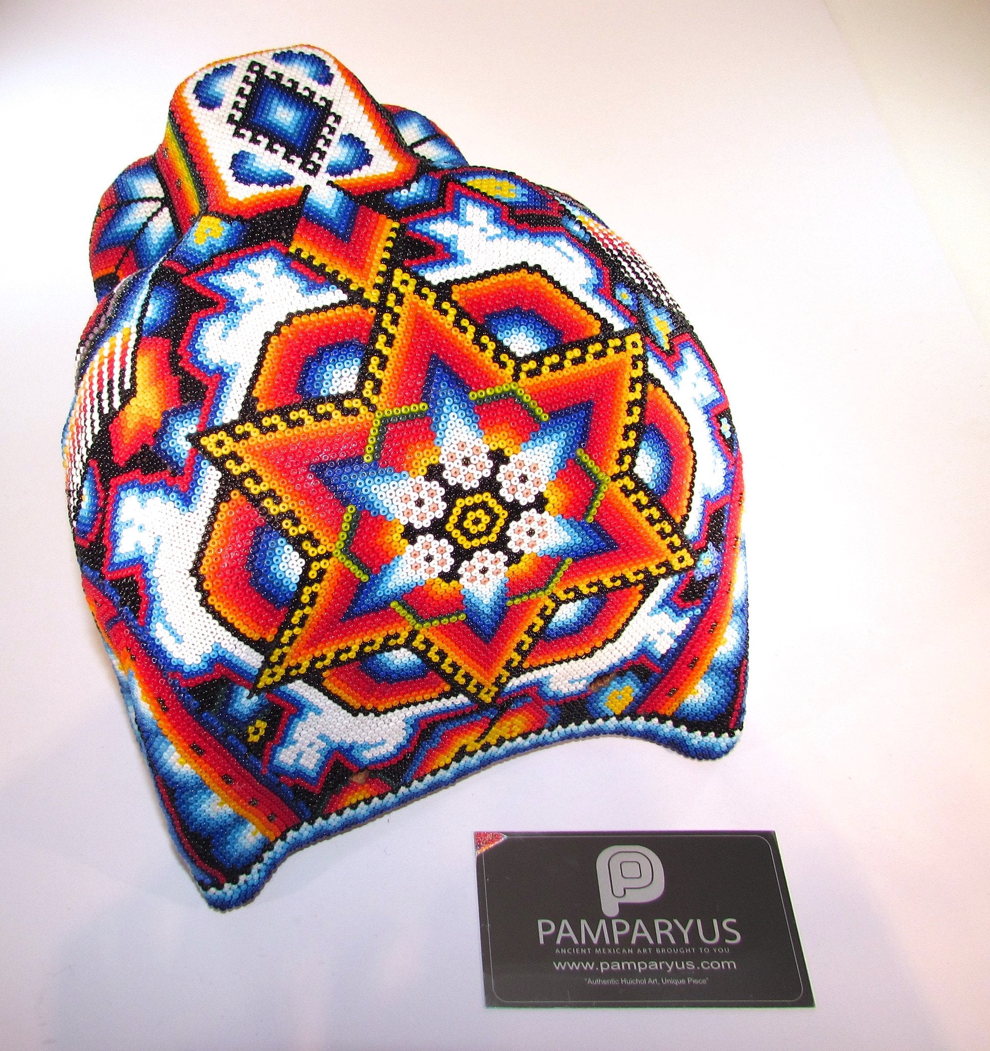 Jaguar Huichol Arte Huichol - Pamparyus 