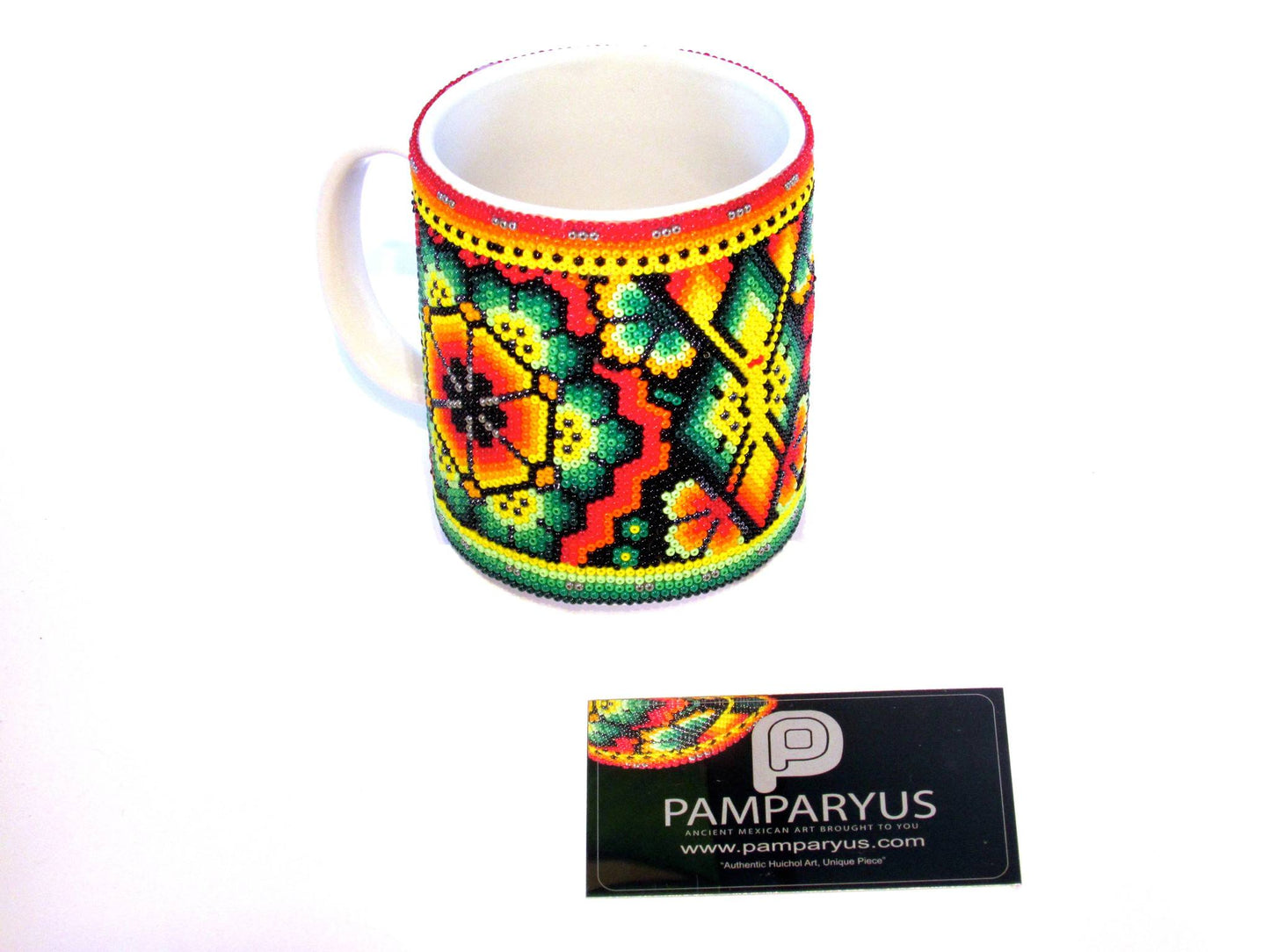 Taza Huichol Arte Huichol - Pamparyus 