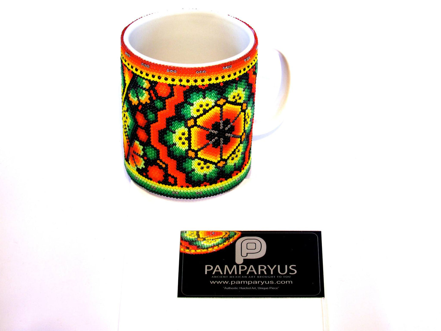 Taza Huichol Arte Huichol - Pamparyus 