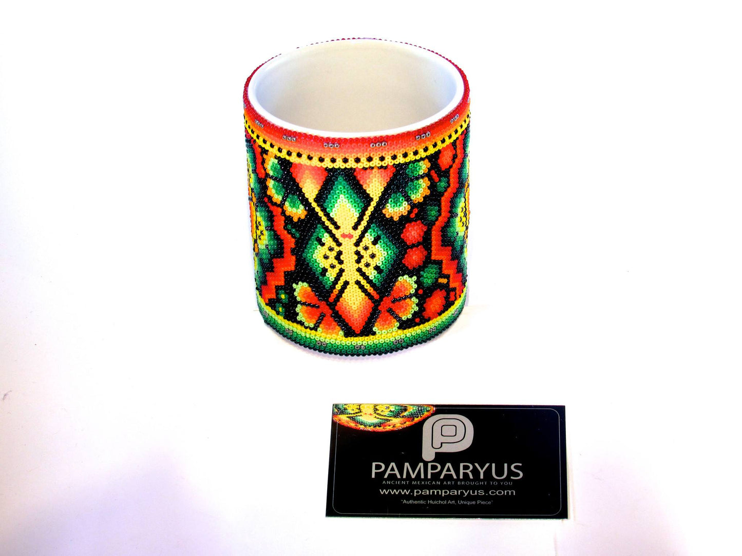 Taza Huichol Arte Huichol - Pamparyus 