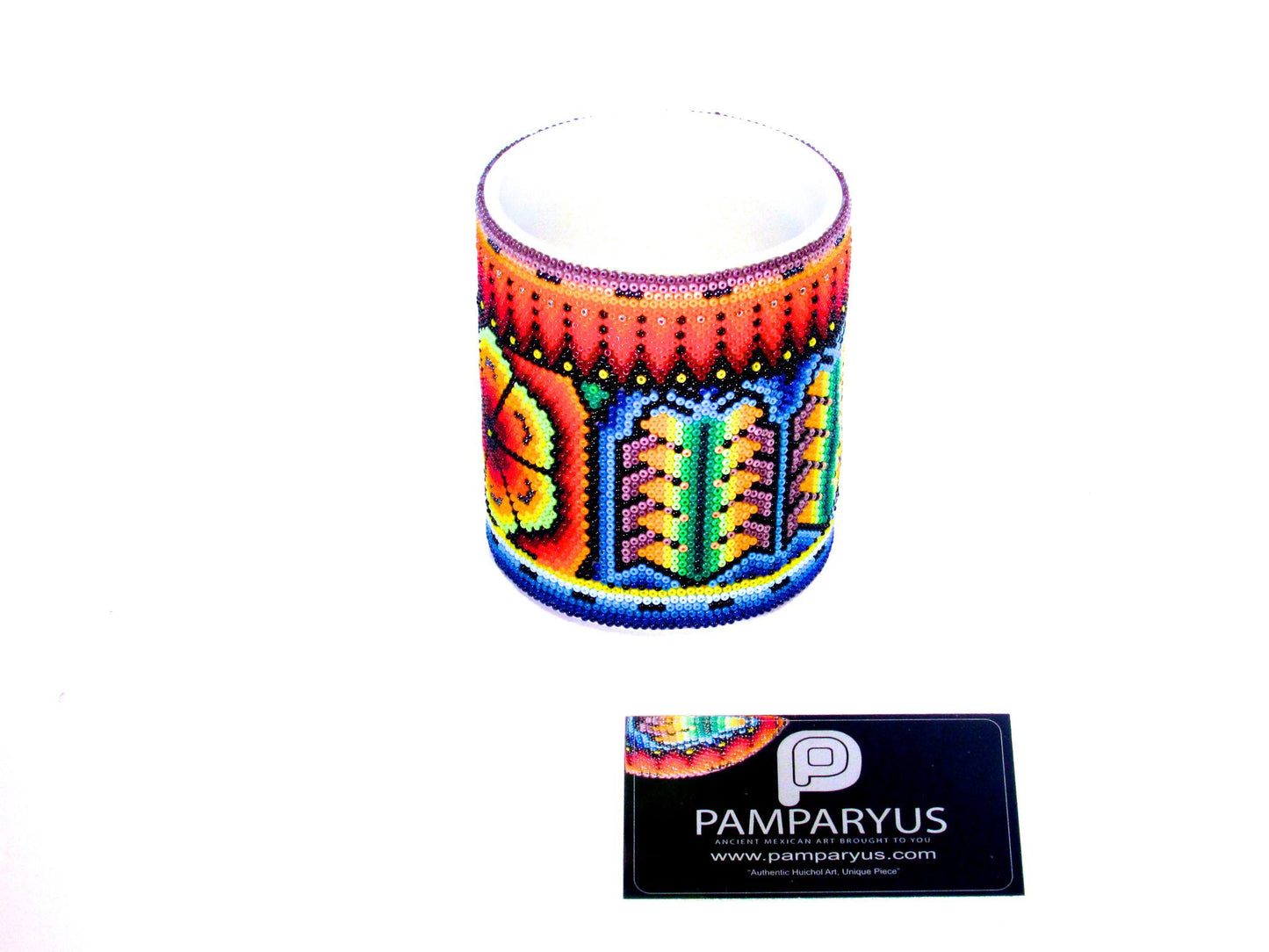 Taza Huichol Arte Huichol - Pamparyus 