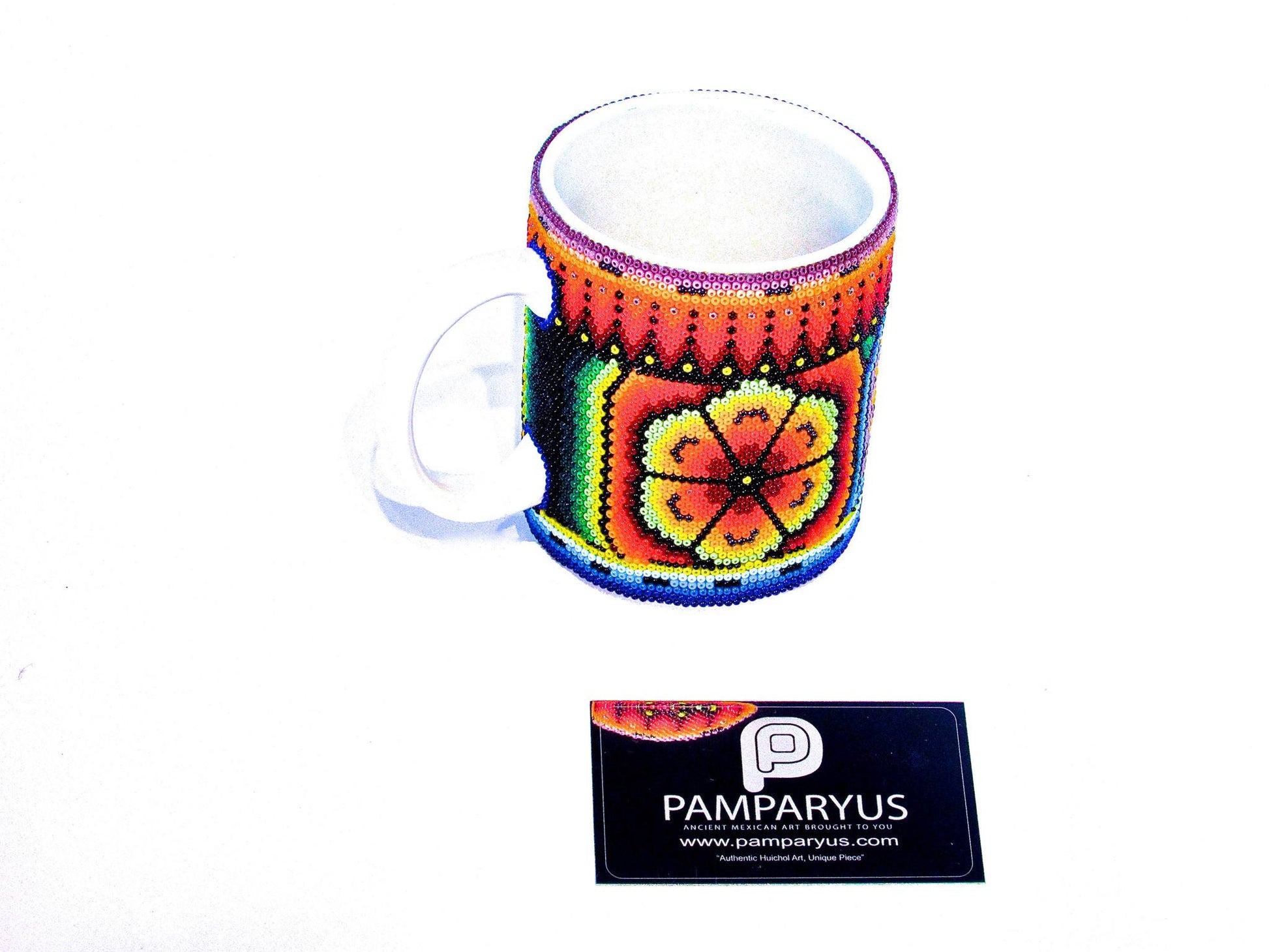 Taza Huichol Arte Huichol - Pamparyus 