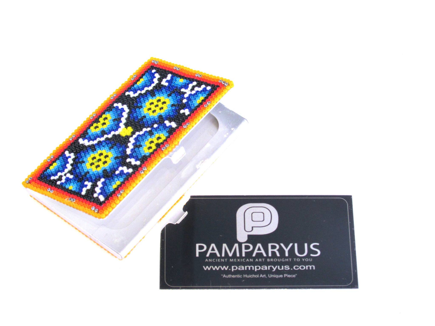 Tarjetero Huichol Arte Huichol - Pamparyus 