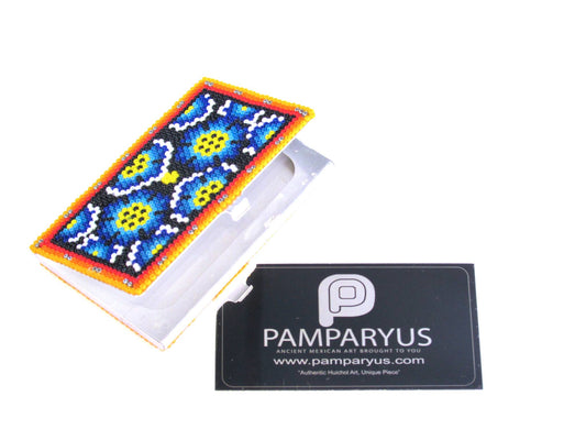 Tarjetero Huichol Arte Huichol - Pamparyus 