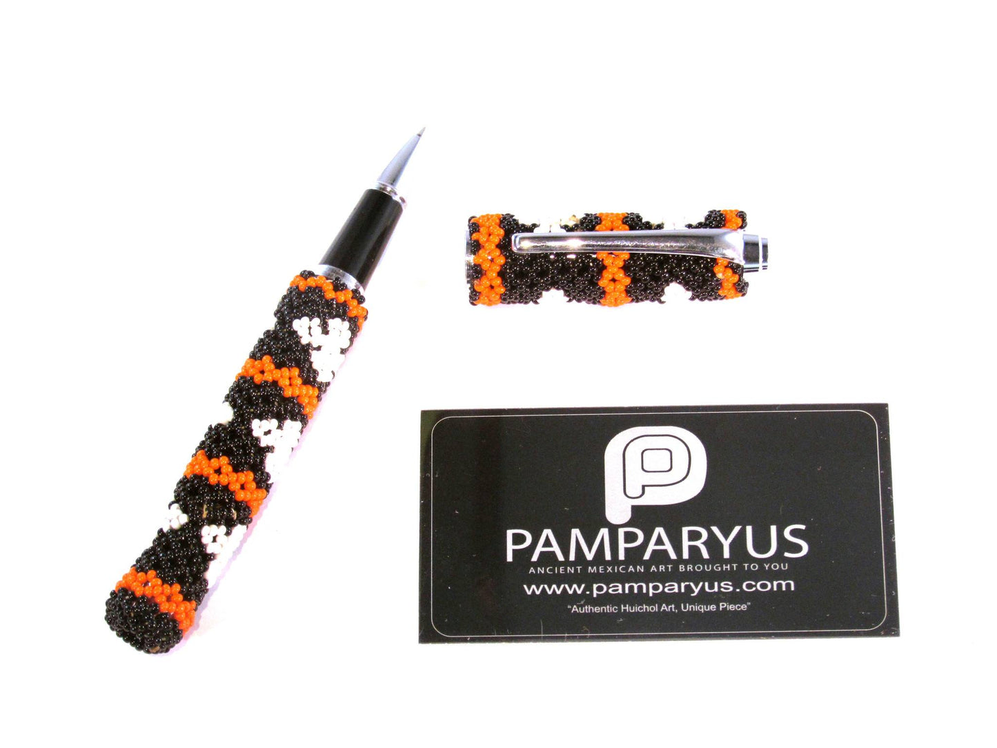 Pluma Bolígrafo Huichol Arte Huichol - Pamparyus 