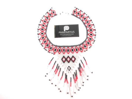 Gargantilla Huichol Arte Huichol - Pamparyus 